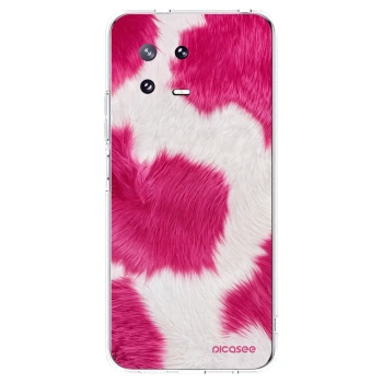Picasee silikonska prozirna maskica za Xiaomi 13 Pro - Pink Moo