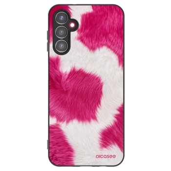 Picasee crna silikonska maskica za Samsung Galaxy A14 4G A145R - Pink Moo