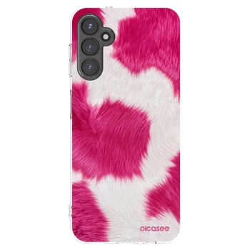 Picasee silikonska prozirna maskica za Samsung Galaxy A14 5G A146P - Pink Moo