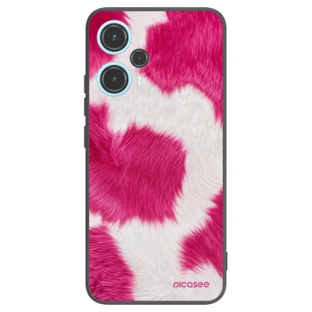 Picasee crna silikonska maskica za Xiaomi Poco F5 - Pink Moo