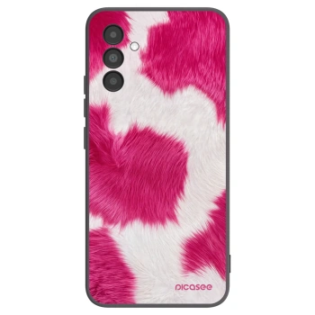 Picasee crna silikonska maskica za Samsung Galaxy A04s A047F - Pink Moo