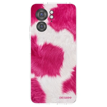 Picasee silikonska prozirna maskica za Motorola Edge 40 - Pink Moo