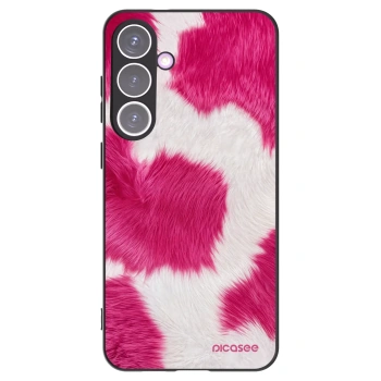 Picasee crna silikonska maskica za Samsung Galaxy S24+ S926B 5G - Pink Moo