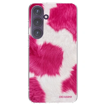 Picasee silikonska prozirna maskica za Samsung Galaxy S24+ S926B 5G - Pink Moo