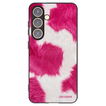 Picasee crna silikonska maskica za Samsung Galaxy S24 S921B 5G - Pink Moo