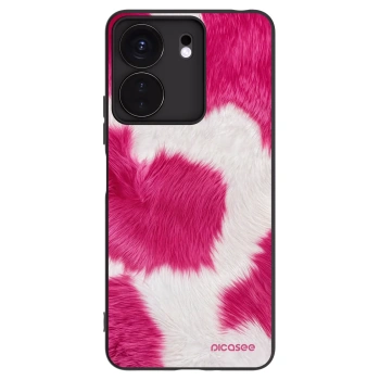 Picasee crna silikonska maskica za Xiaomi Redmi 13C 4G - Pink Moo
