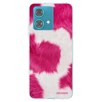Picasee silikonska prozirna maskica za Motorola Edge 40 Neo - Pink Moo