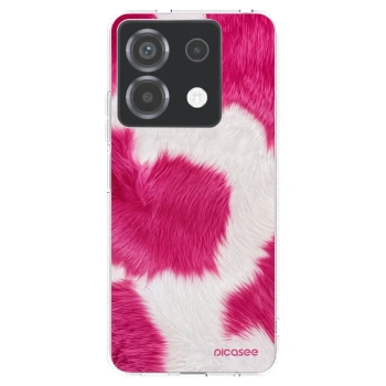 Picasee silikonska prozirna maskica za Xiaomi Poco X6 - Pink Moo