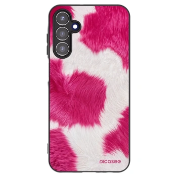 Picasee crna silikonska maskica za Samsung Galaxy A15 A155F 4G - Pink Moo