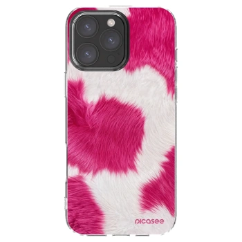 Picasee silikonska prozirna maskica za Apple iPhone 16 Pro Max - Pink Moo