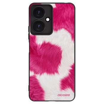 Picasee crna silikonska maskica za Xiaomi Redmi 13C 5G - Pink Moo