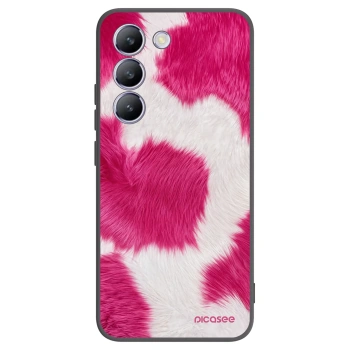 Picasee crna silikonska maskica za Vivo V40 SE 5G - Pink Moo