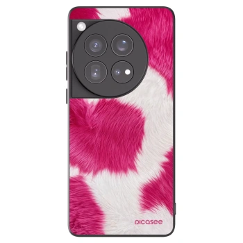 Picasee crna silikonska maskica za OnePlus 12 5G - Pink Moo