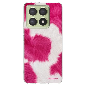 Picasee silikonska prozirna maskica za Xiaomi 14T - Pink Moo