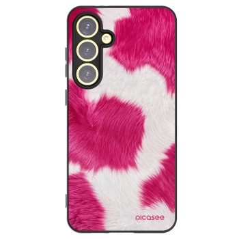 Picasee crna silikonska maskica za Samsung Galaxy S24 FE S721B - Pink Moo