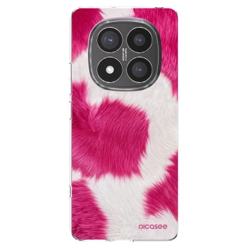 Picasee silikonska prozirna maskica za Xiaomi Redmi Note 14 Pro+ 5G - Pink Moo
