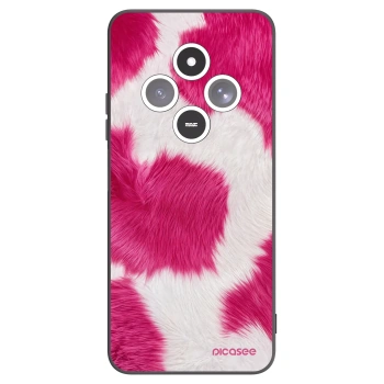 Picasee crna silikonska maskica za Xiaomi Redmi 14C - Pink Moo