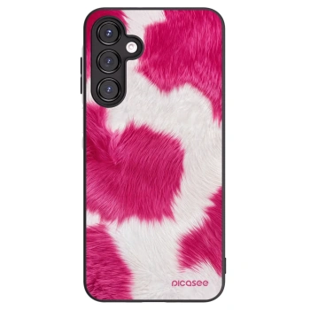 Picasee crna silikonska maskica za Samsung Galaxy A16 5G - Pink Moo