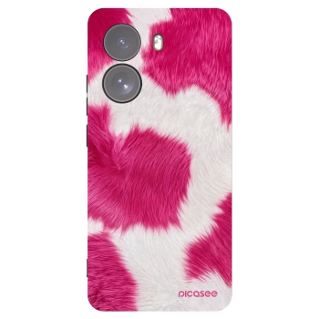 Picasee crna silikonska maskica za Xiaomi Poco X7 - Pink Moo