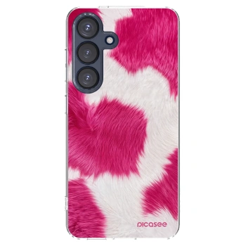 Picasee silikonska prozirna maskica za Samsung Galaxy S25 5G - Pink Moo