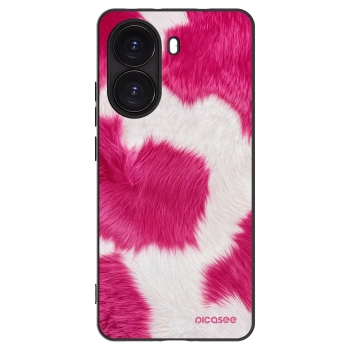 Picasee crna silikonska maskica za Xiaomi Poco X7 Pro 5G - Pink Moo