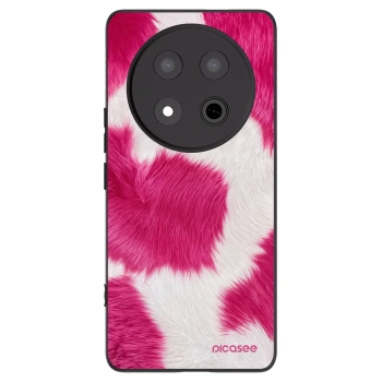 Picasee crna silikonska maskica za Honor Magic7 Lite 5G - Pink Moo
