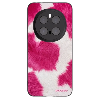 Picasee crna silikonska maskica za Honor Magic7 Pro 5G - Pink Moo