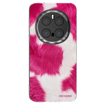 Picasee silikonska prozirna maskica za Honor Magic7 Pro 5G - Pink Moo