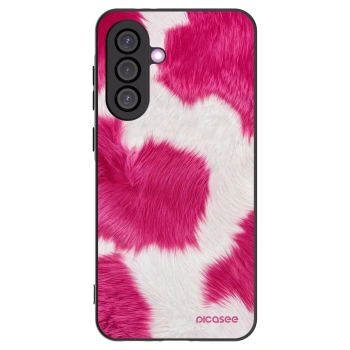 Picasee crna silikonska maskica za Samsung Galaxy A36 5G - Pink Moo