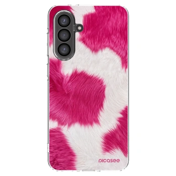 Picasee silikonska prozirna maskica za Samsung Galaxy A36 5G - Pink Moo