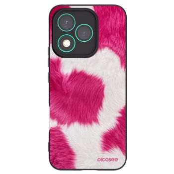 Picasee crna silikonska maskica za Honor 400 Lite 5G - Pink Moo