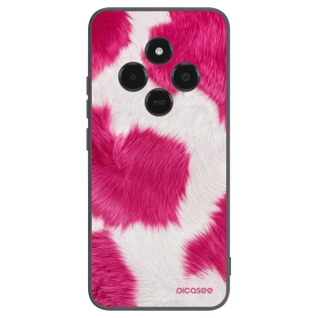 Picasee crna silikonska maskica za Xiaomi Poco C75 - Pink Moo