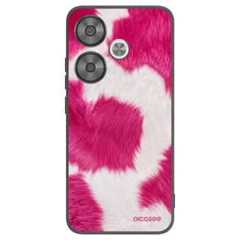 Picasee crna silikonska maskica za Xiaomi Poco F6 - Pink Moo