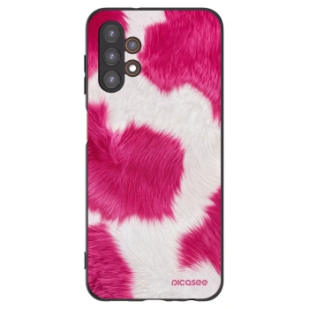 Picasee crna silikonska maskica za Samsung Galaxy A13 5G - Pink Moo