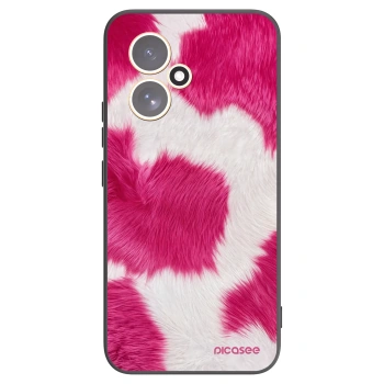 Picasee crna silikonska maskica za Honor 400 5G - Pink Moo