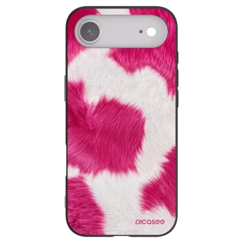 Picasee crna silikonska maskica za Apple iPhone Air - Pink Moo