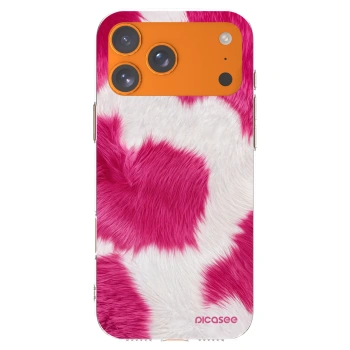 Picasee silikonska prozirna maskica za Apple iPhone 17 Pro Max - Pink Moo