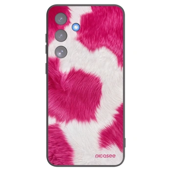 Picasee crna silikonska maskica za Samsung Galaxy S25 FE 5G - Pink Moo