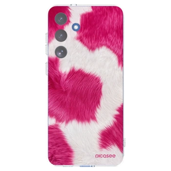 Picasee silikonska prozirna maskica za Samsung Galaxy S25 FE 5G - Pink Moo