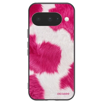 Picasee crna silikonska maskica za Google Pixel 10 - Pink Moo