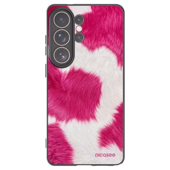 Picasee crna silikonska maskica za Samsung Galaxy S26 Ultra - Pink Moo
