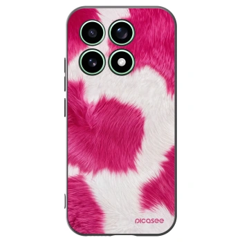 Picasee crna silikonska maskica za Xiaomi 17 - Pink Moo