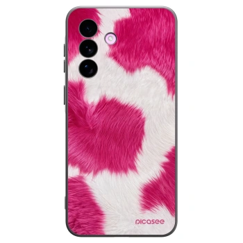 Picasee crna silikonska maskica za Samsung Galaxy A57 5G - Pink Moo