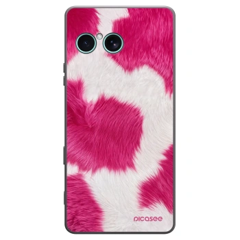 Picasee crna silikonska maskica za Sony Xperia 10 VII - Pink Moo
