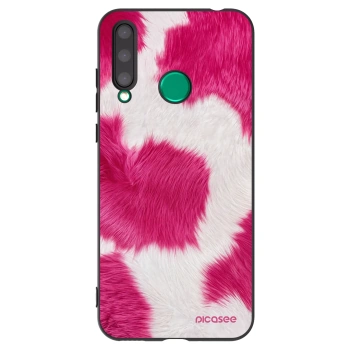 Picasee crna silikonska maskica za Honor 20 Lite - Pink Moo