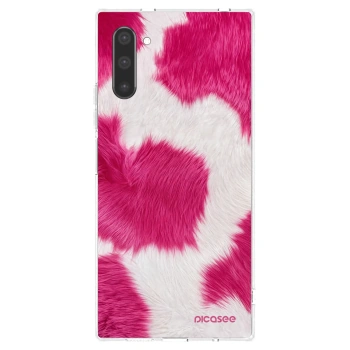 Picasee silikonska prozirna maskica za Samsung Galaxy Note 10 N970F - Pink Moo