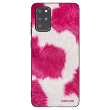 Picasee crna silikonska maskica za Samsung Galaxy S20+ G985F - Pink Moo