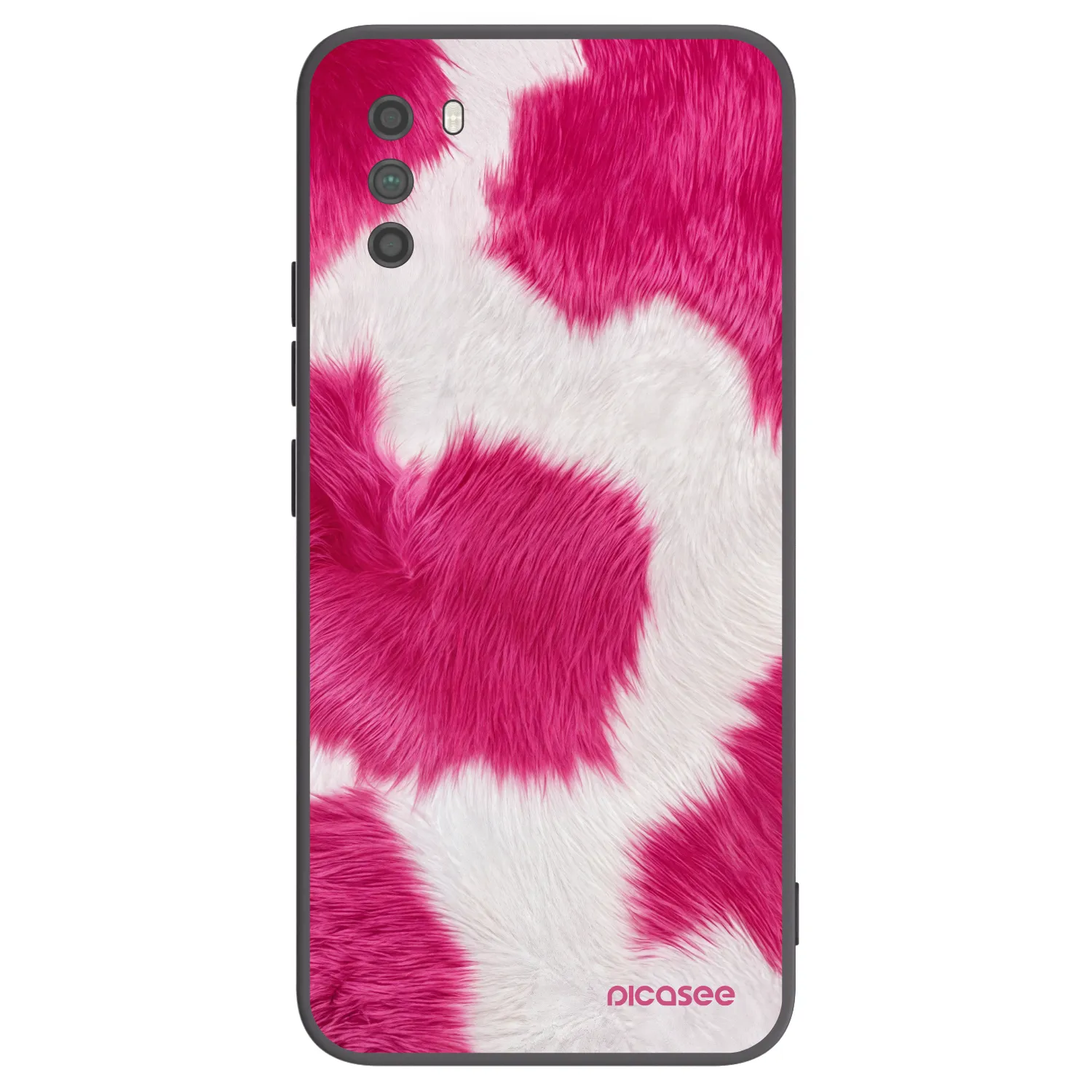 Picasee crna silikonska maskica za Xiaomi Poco M3 - Pink Moo