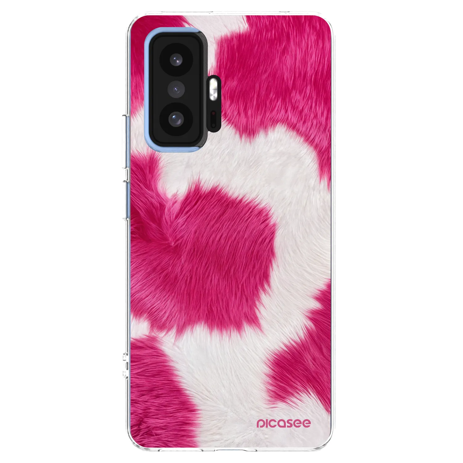Picasee silikonska prozirna maskica za Xiaomi 11T - Pink Moo