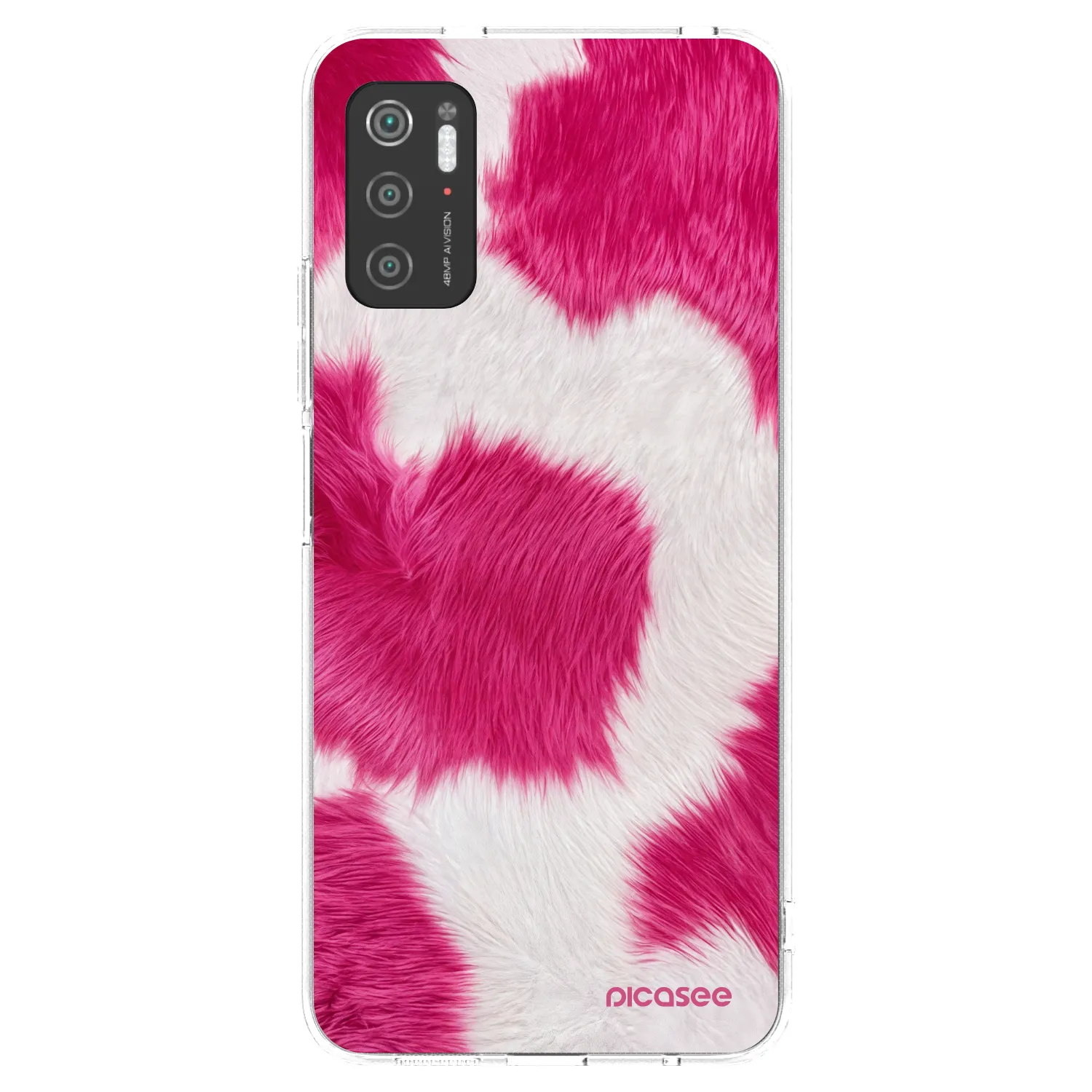 Picasee silikonska prozirna maskica za Xiaomi Poco M3 Pro 5G - Pink Moo